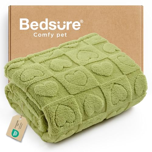 Bedsure Dog Blanket for Small Dogs Washable - Fluffy Fuzzy