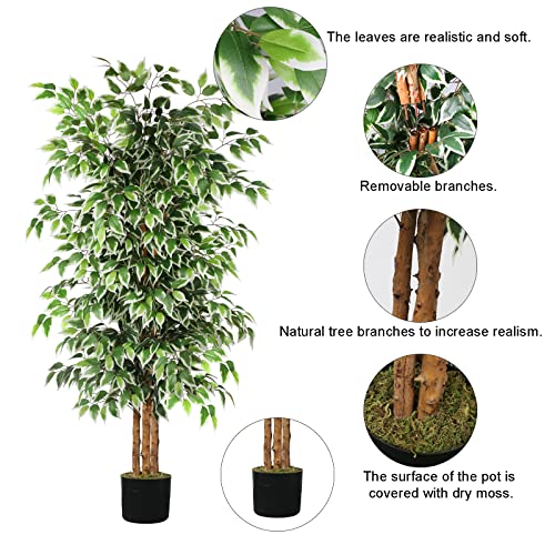 Gtidea GT-49238 6Ft Artificial Tree Ficus thumb #2