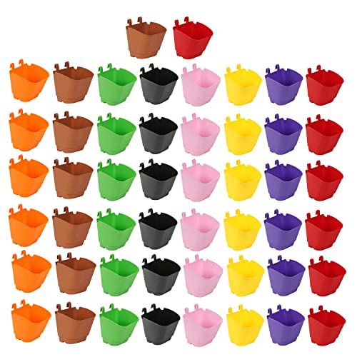 CAPPL Plastic Vertical Garden Wall Hanging Pot, Standard, 50 Pcs,...