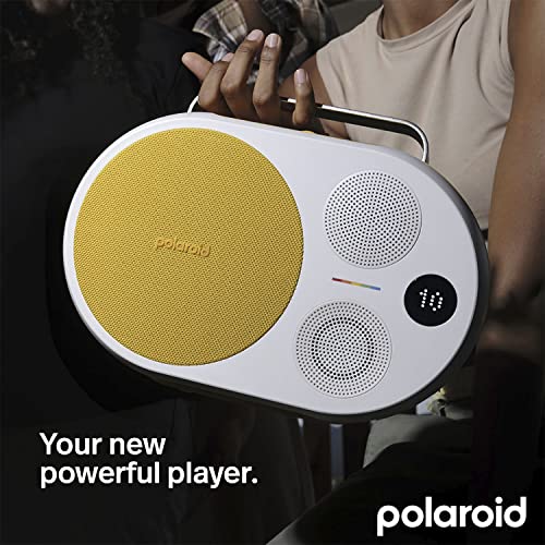 Polaroid-P4-Music-Player-Yellow--Powerful-Large-Room-Wireless-Bluetooth-Speaker-Rechargeable-with-Dual-Stereo-Pairing