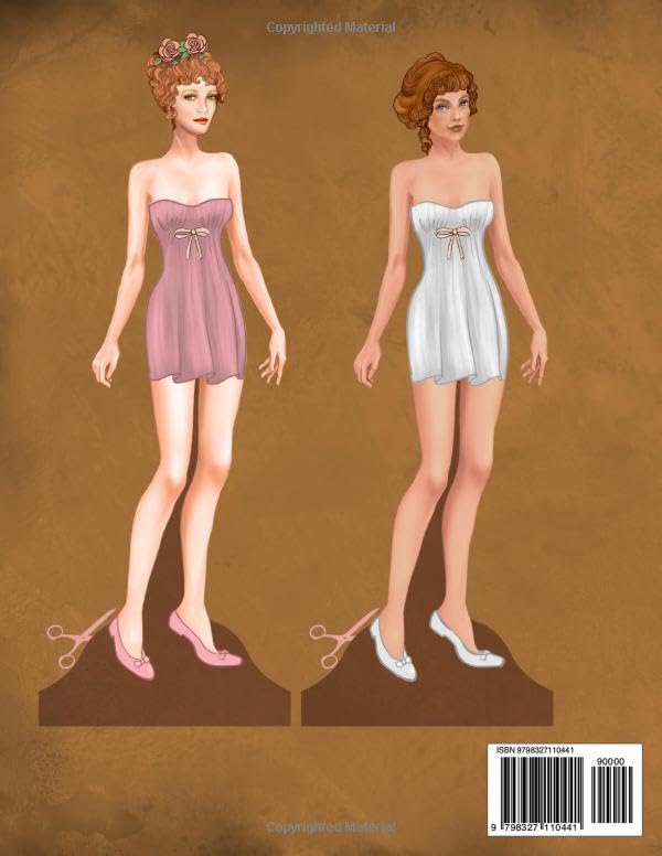 Color, Cut, Dress Up 1800s Fashion History Paper Dolls Coloring Book, Dollys and Friends Originals: A Collection of Empire and Regency Costumes Illustrations - Image 2