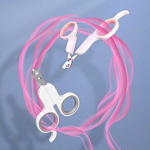 ZEWZE Krallenschere Katzen, Nagelknipser für Katzen,Sicherheits Edelstahl Katzennagelschneider ,Anfänger toll geeignet, für Hunde Welpen Kaninchen und Kleintiere (Grau)