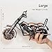 QIRLOEU Motorcycle Gifts for Men, Women & Enthusiasts (Birthday, Mother's Day, Father's Day) - 12 Inch Handmade Metal Motorcycle Model - Vintage Industrial Desk Decor for Man Cave, Office