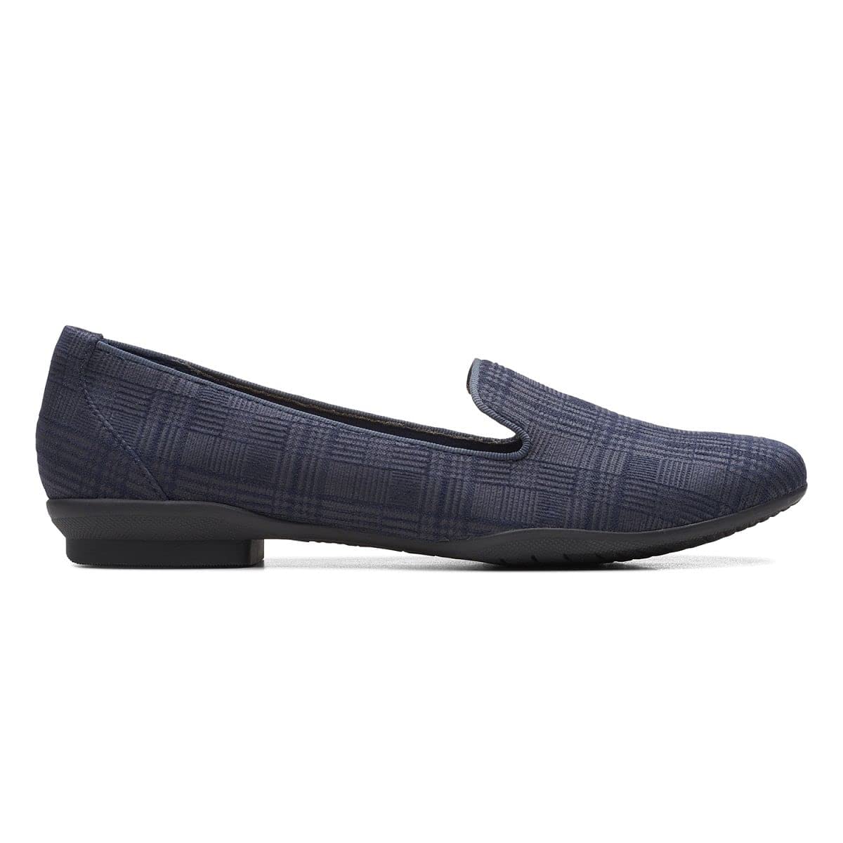 Clarks Womens Sara Poppy Navy Interest Slip On Shoes-7 UK (26162565 (B09NR9C46C) Amazon Price History, Amazon Price Tracker