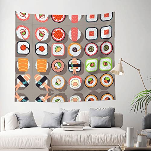 Tapisserie murale sushis 152x130 cm : la solution pour réveiller un salon terne - 3