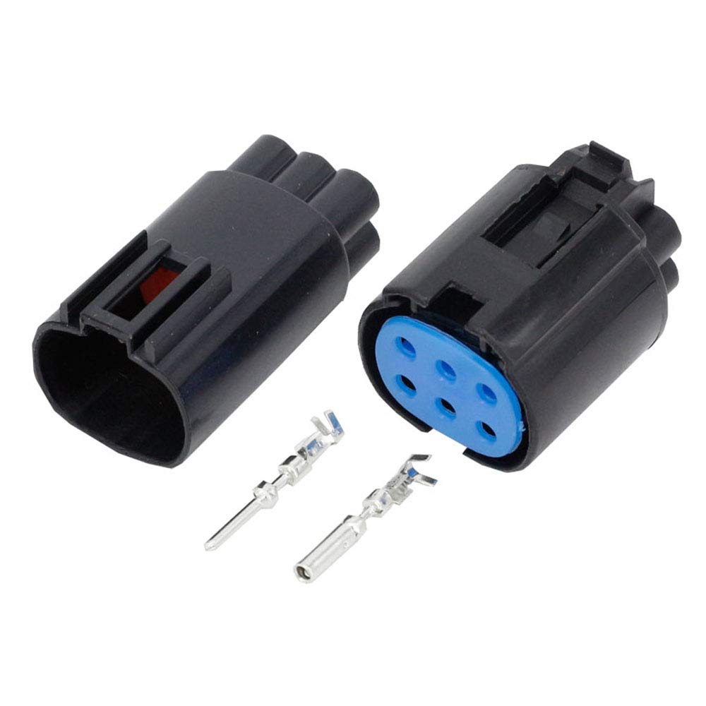 TACOON Connecteur de Connexion à 6 Broches Connecteur Automobile avec borne DJ3064Y-1.6-11/21 Connecteur de Voiture(5 Sets)