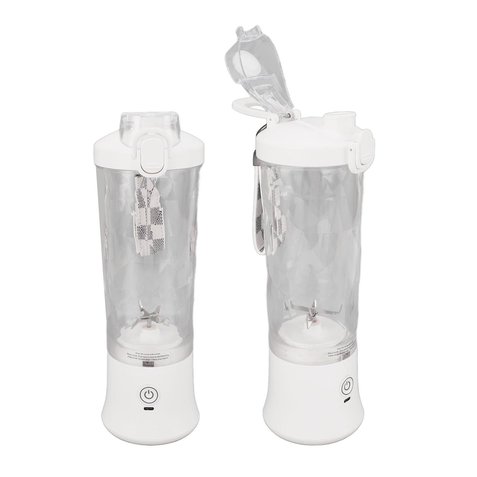 Frullatore Portatile, Frullatore Personale Ricaricabile USB,