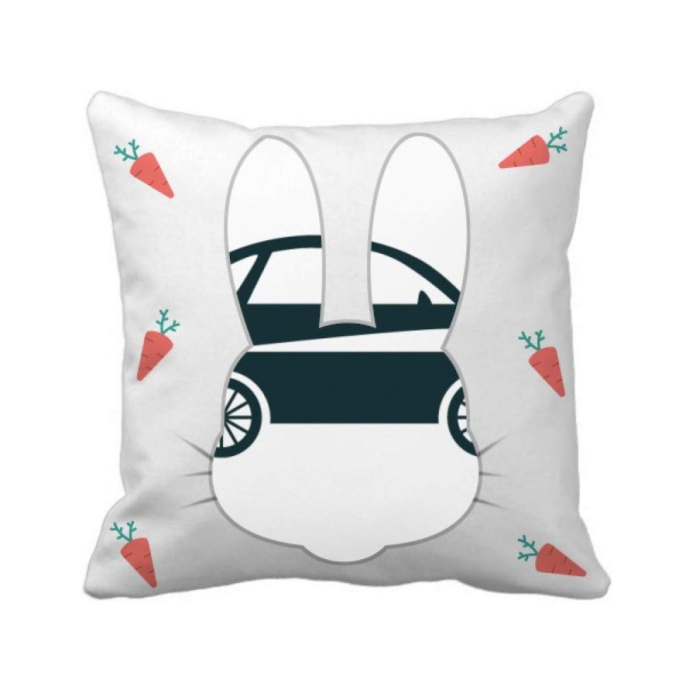 Silhouette Classic Cars housse de coussin carrée aux finitions d'art