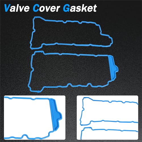 Image of AUCERAMIC HS26376PT-5 MLS Cylinder Head Gasket Set Fit 2009-2016 for Chevrolet Traverse GMC Acadia Buick Enclave Saturn Outlook 3.6L V6 Replace# HGS3210 HS54661G