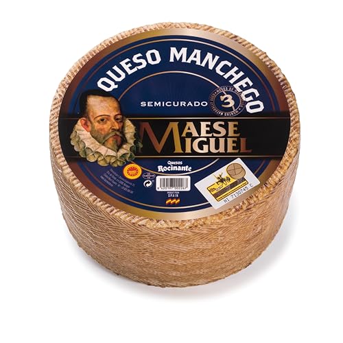 Manchego Whole Wheel (Approx. 7 lbs) | Authentic Spanish She...