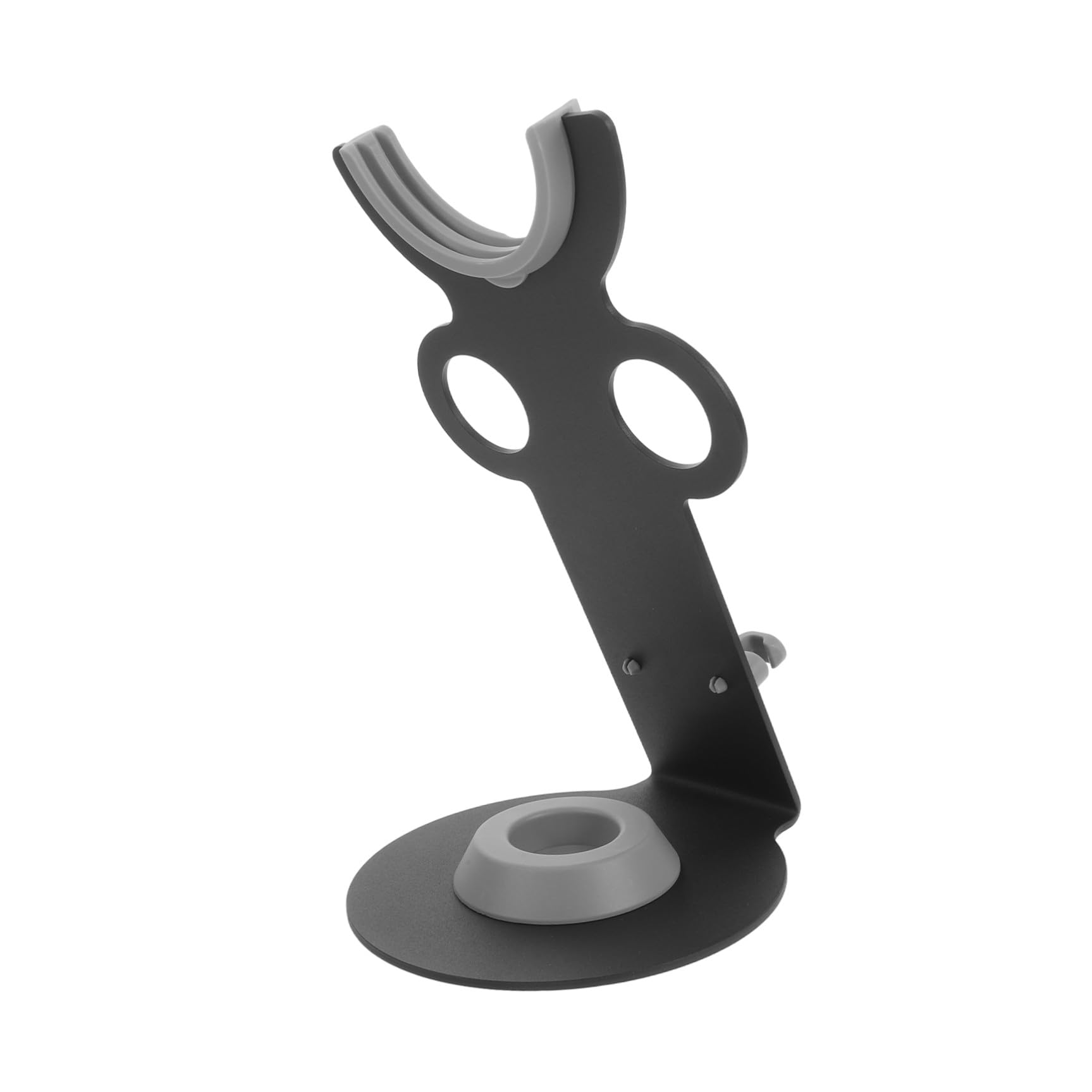 Beaupretty Soporte para Secador de Pelo, Soporte Vertical para Secador de Pelo de Escritorio, Metal y Plástico, Negro, para Peluquería y Hogar, Organizador de Herramientas de Peinado