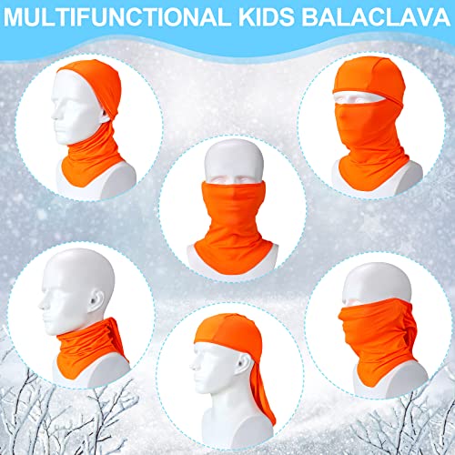 6 Pcs Kids Balaclava Sun Protection Balaclava Full Face Cover Uv Protection Face Protective Cover For Outdoor Sports (Assorted Color) #TOP2