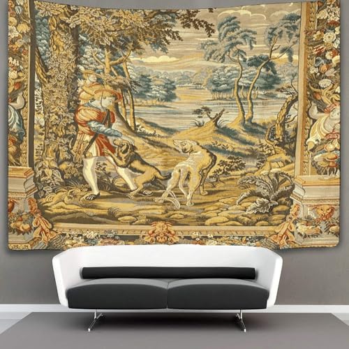 kaiyun Estilo medieval Tapiz Para Colgar En La Pared,tapices Para Dormitorio,sala De Estar,apartamento,dormitorio,decoración Artística De Pared 100cmx150cm