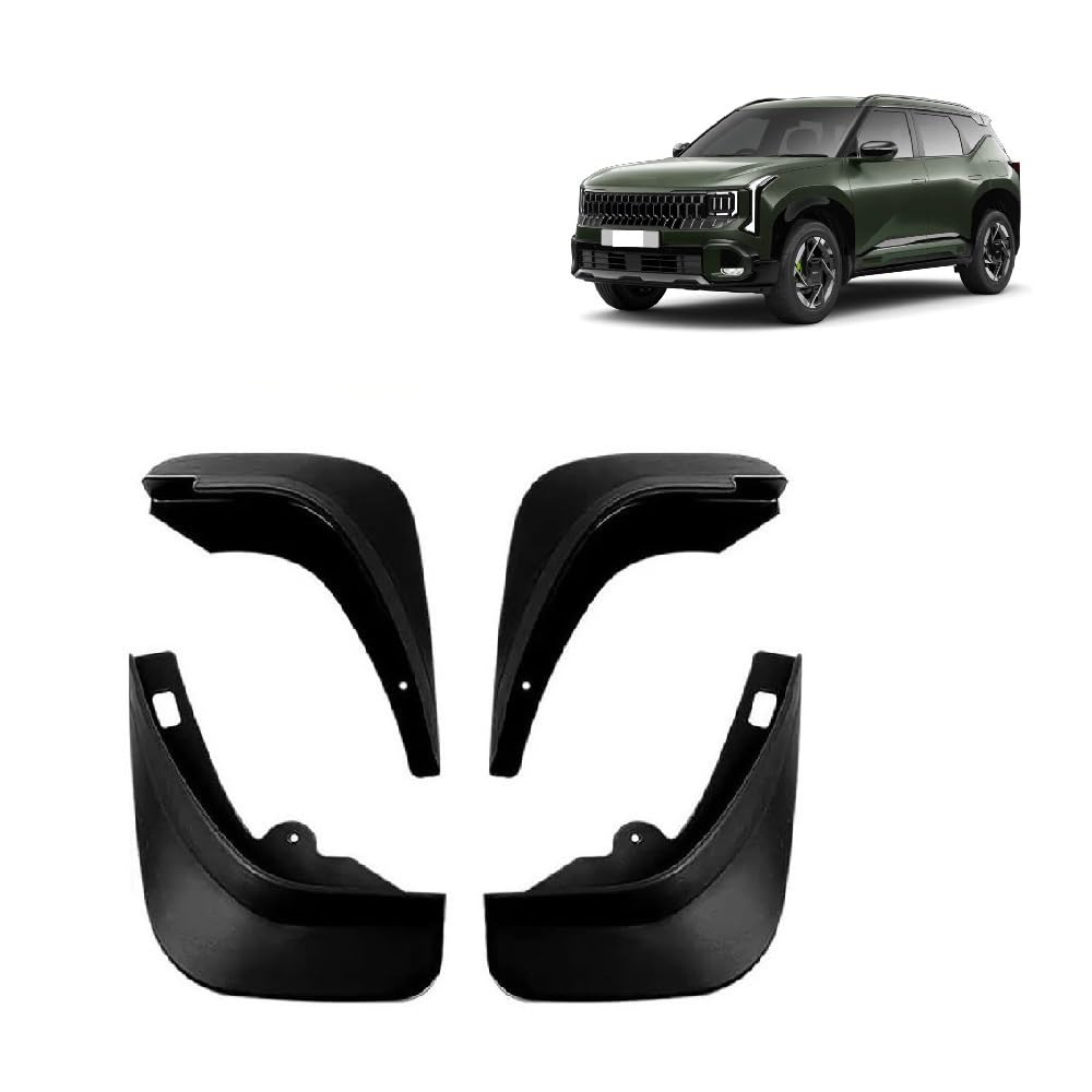 Car Heavy Duty Mud Guards OE Type Front and Rear Side Mud Flaps Compatible with Seltos 2026 Onward
