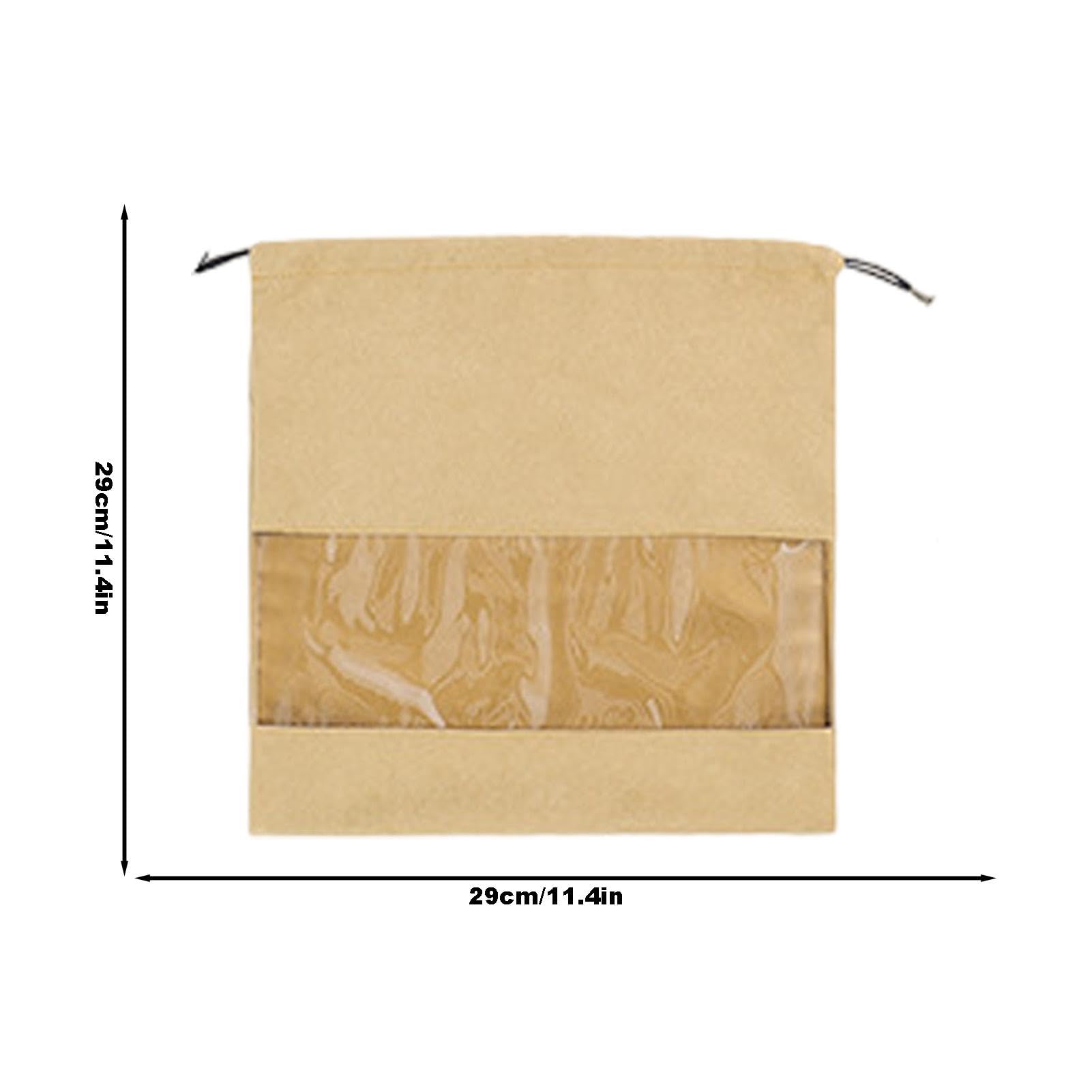 Housse Anti-poussière En Tissu De Soie, Petits Sacs à Cordon | Sacs à Poussière Avec Fenêtre Transparente - Pochette De Rangement Avec Cordon De