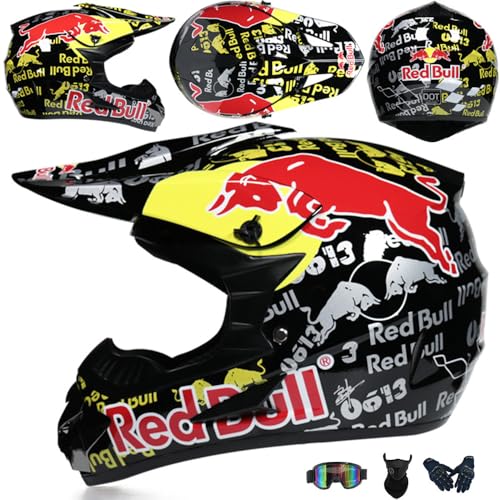 PAESCOY Motorradhelm Cross Damen Herren Full Face MTB Helm Motocross Helm...