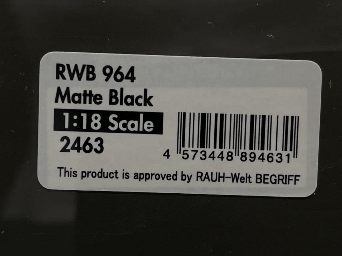 Amazon.co.jp: IG2463 1/18 RWB 964 Matte Black レア イグニッション 
