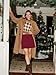 Belle Poque Women Fall Corduroy Skirt Basic Short Mini Skirt with Pockets for Winter Trend Wine Red L