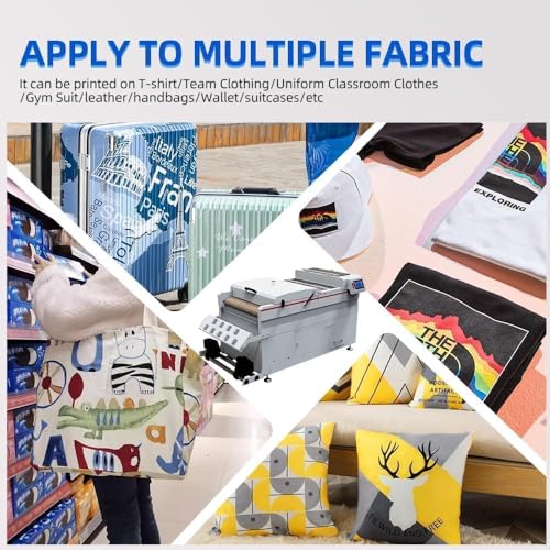 DTF Ink 500ML White DTF Transfer Ink for PET Film, Refill for DTF Printers Epn ET-8550, ET-2850, XP-15000, XP600, L1800, L805, R1390, R2400, I3200, DX5, TX800, Heat Transfer Printing Direct to Film