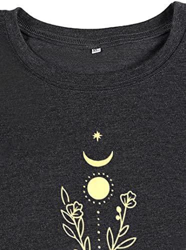 Image of Remidoo Oversized Graphic Tshirts for Women Casual Loose Fit Short Sleeve Tee