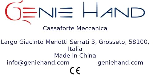 Genie Hand | Cassaforte Meccanica di Deposito a