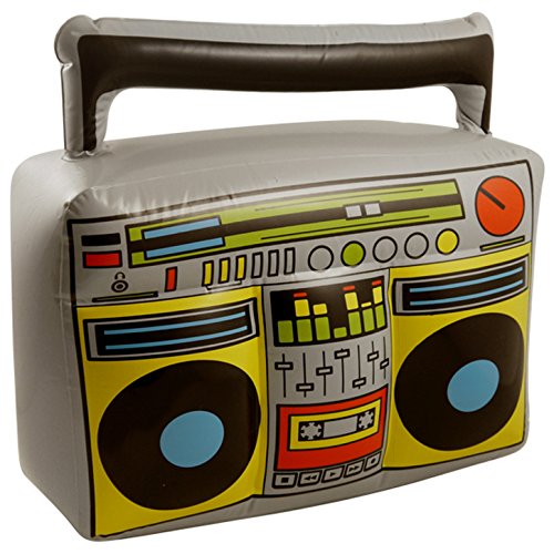 Aufblasbarer Ghetto-Blaster, Boom-Box, Musikspieler Aufblasbarer Ghetto-Blaster, Boom-Box, Musikspieler