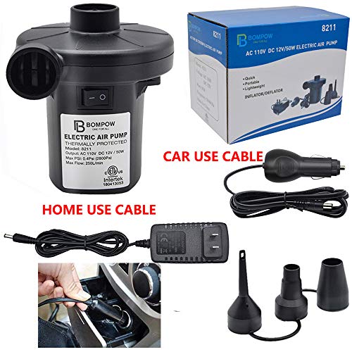Air Pump for Inflatables Air Mattress Pump Air Bed Pool Toy Raft Boat
