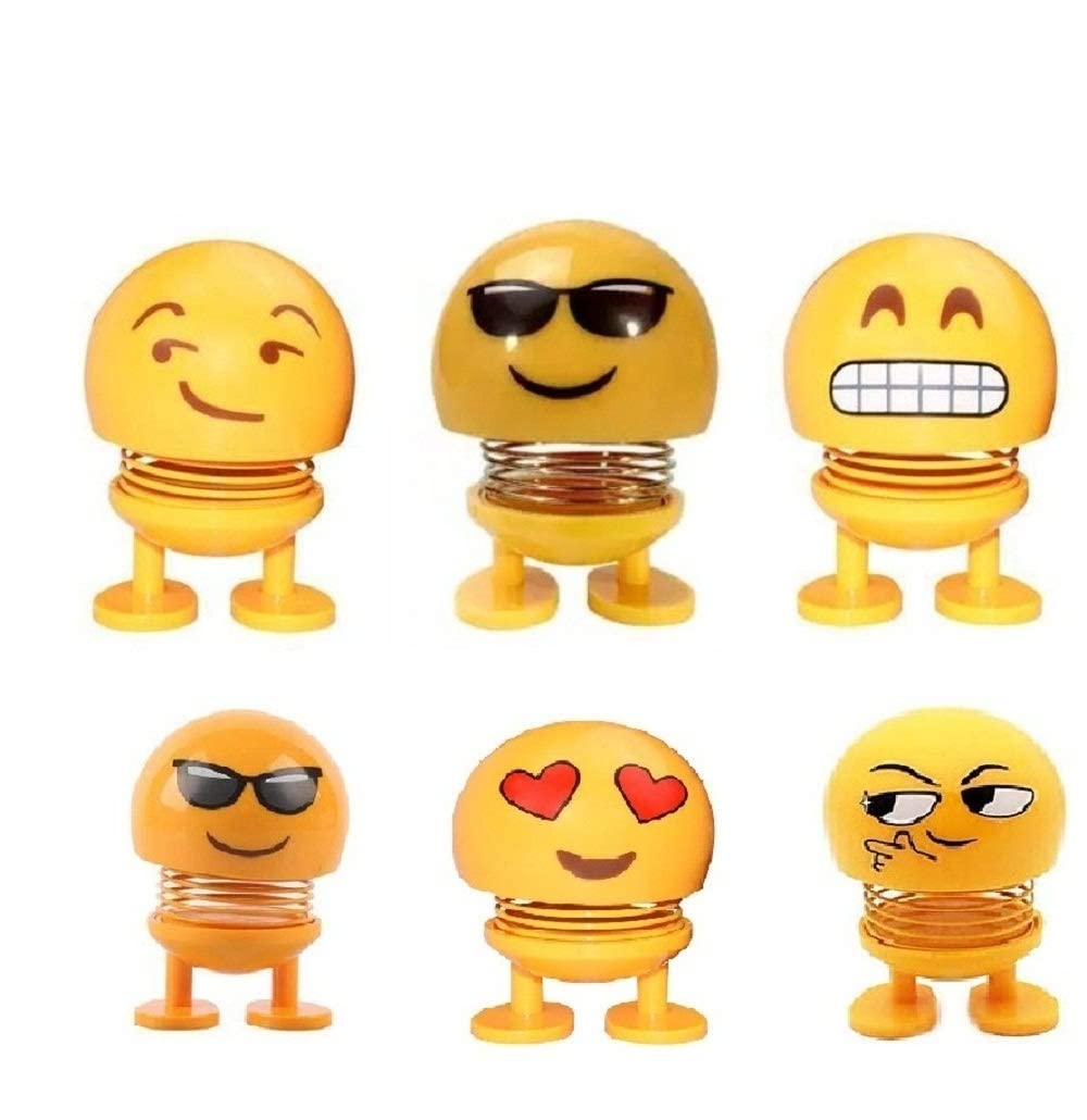 N M Z Smiley Spring Doll Creative Car Carrying Ornaments