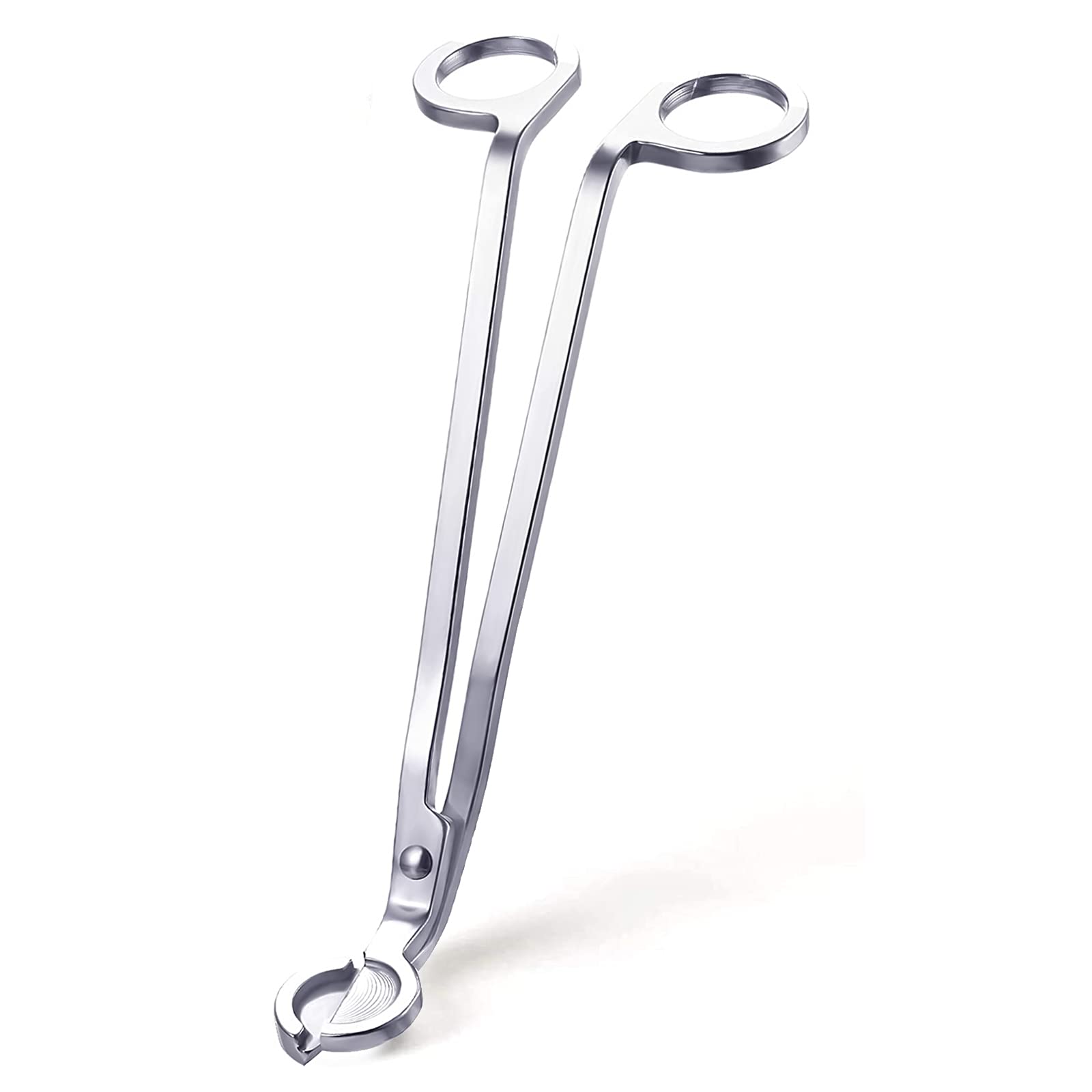 Olamtai Candle Wick Trimmer, Candle Wick Cutter Stainless Steel, Candle Wick Clipper Scissor Candle Tool for You to Safely Remove The Cut Wick, controllable The Candle Flame and Cleaner Burn (Silver)