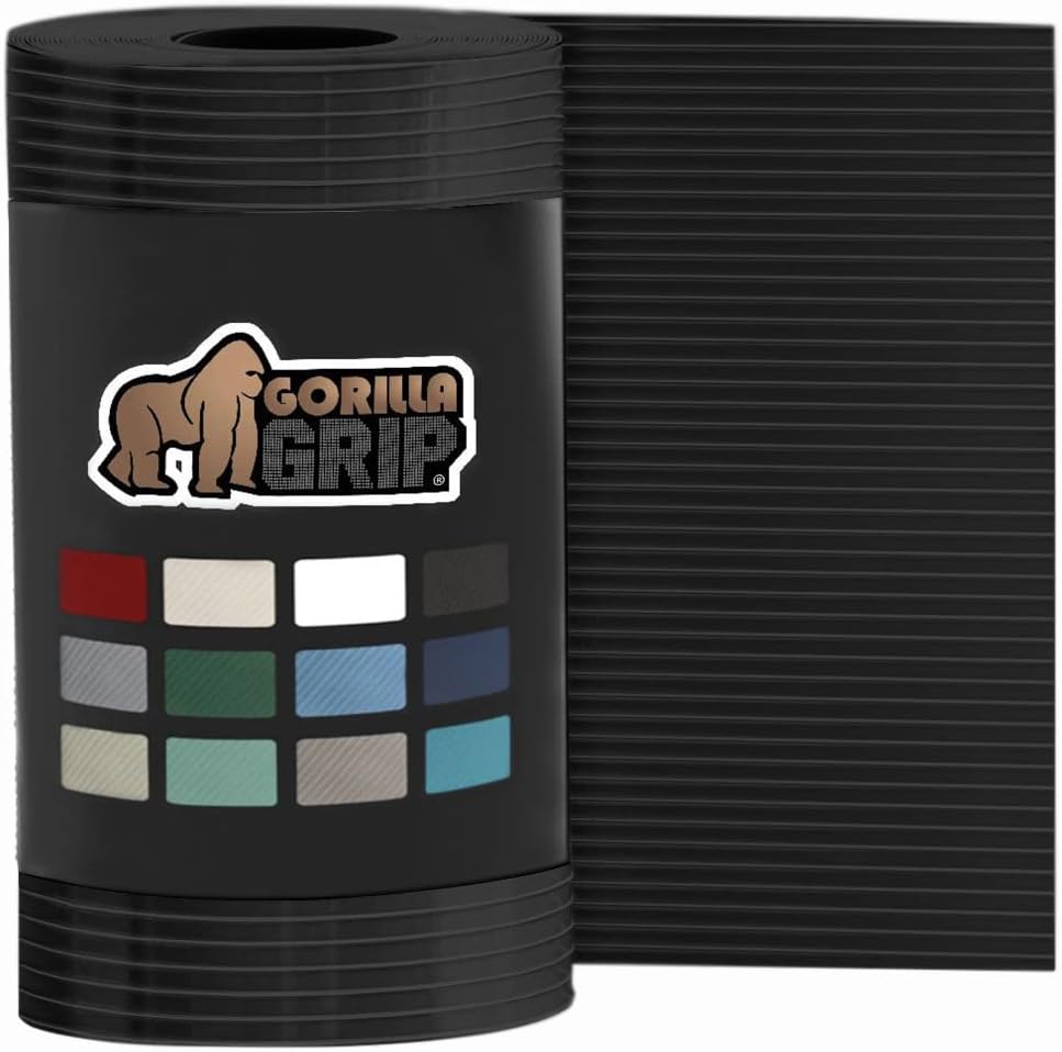 Gorilla Grip Ribbed Drawer and Shelf Liner for
