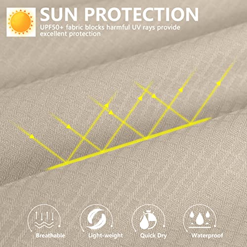 Pudolla Camisetas femininas com proteção solar FPS 50+ UV, manga comprida, pescaria, trilhas e safár