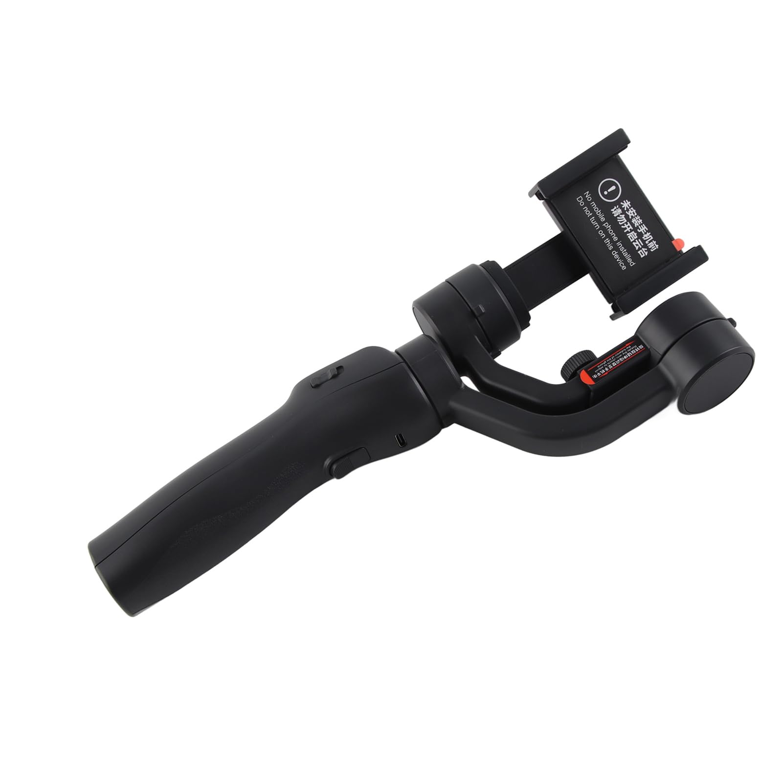 EMUKOEP Stabilizzatore Portatile a Tre Assi Connessione Bluetooth Tipo C Ricarica - per Smartphone con Larghezza 6-10 Cm