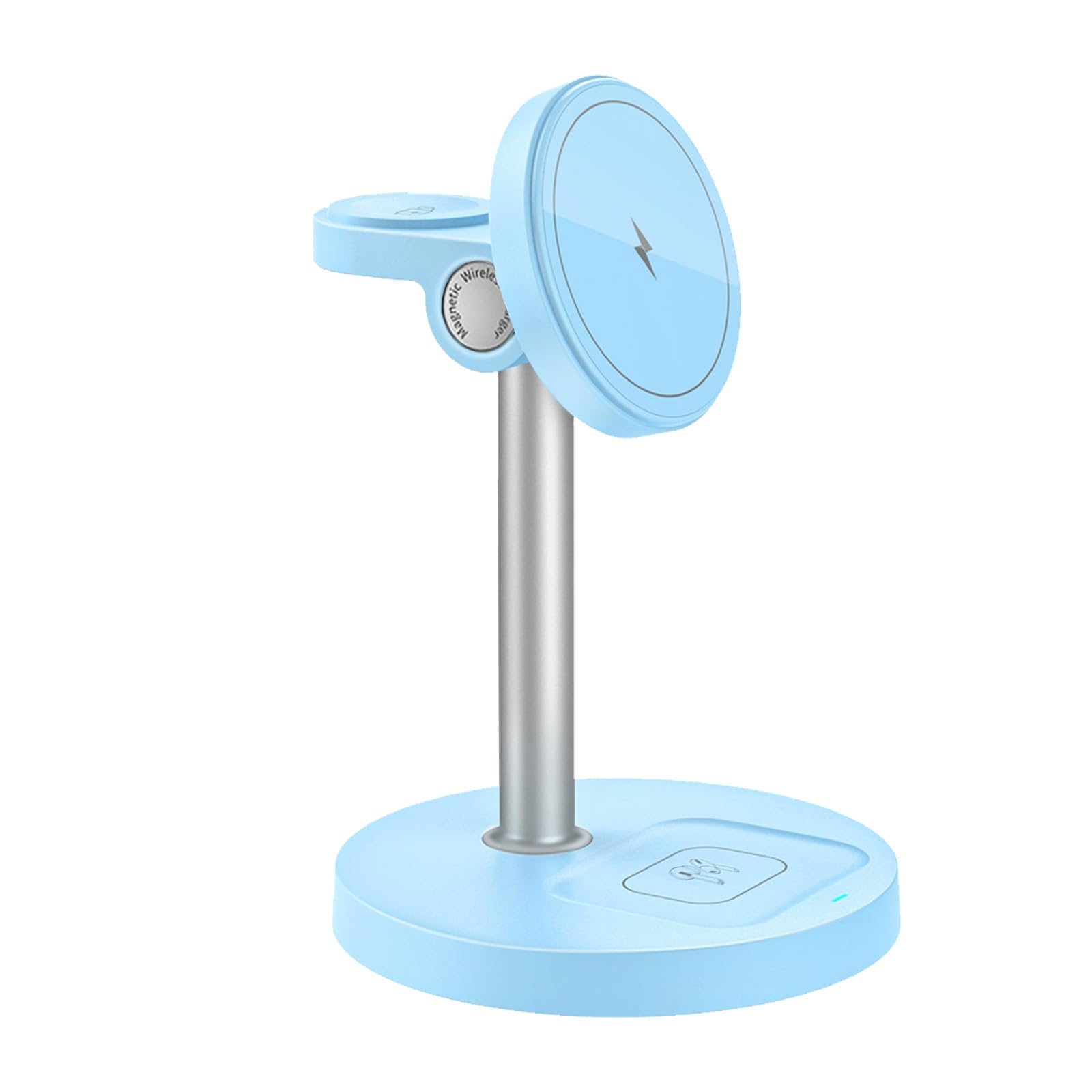 Station de charge sans fil 3 en 1 15 W magnétique réglable à 120 degrés