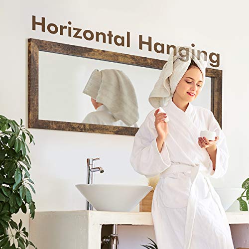 Sunixwoodfulllengthmirror48x14wallmirrorwithwoodframefulllengthdoormirrorhangingmirrorbodymirrorforbedroomrusticframe Urban Country Home Decor Sunix wood full length mirror 48 x 14 wall mirror with wood frame full length door mirror hanging mirror body mirror for bedroom rustic frame urban country home decor