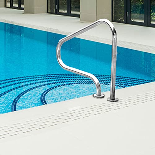 Barandal para piscina acero inoxidable 80x80 cm miniatura 6