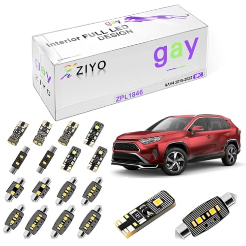 Kit de luces LED interiores para Toyota RAV4 2019-2022