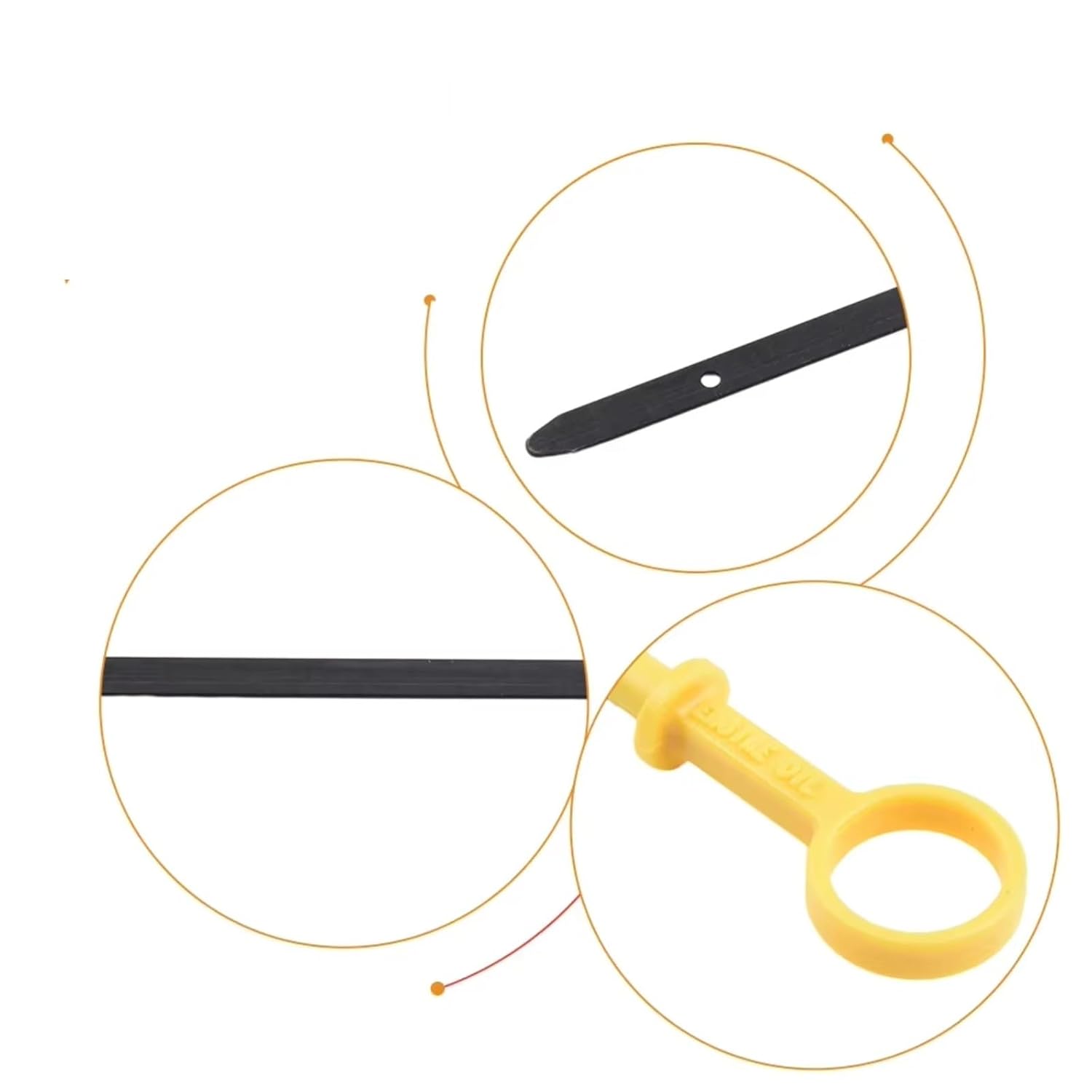 Compatible with Suzuki for Jimny SN413 2000-2016 56cm Engine Oil Dipstick Replacement Car Accessories 16910-80A00