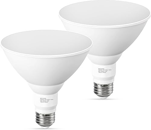 Miniatura 8 de PAR38 Bombillas LED de Luz de Inundación para Exteriores, Equivalente a 100W, 5000K Luz Blanca Diurna, Reflector LED Regulable Impermeable para Luz