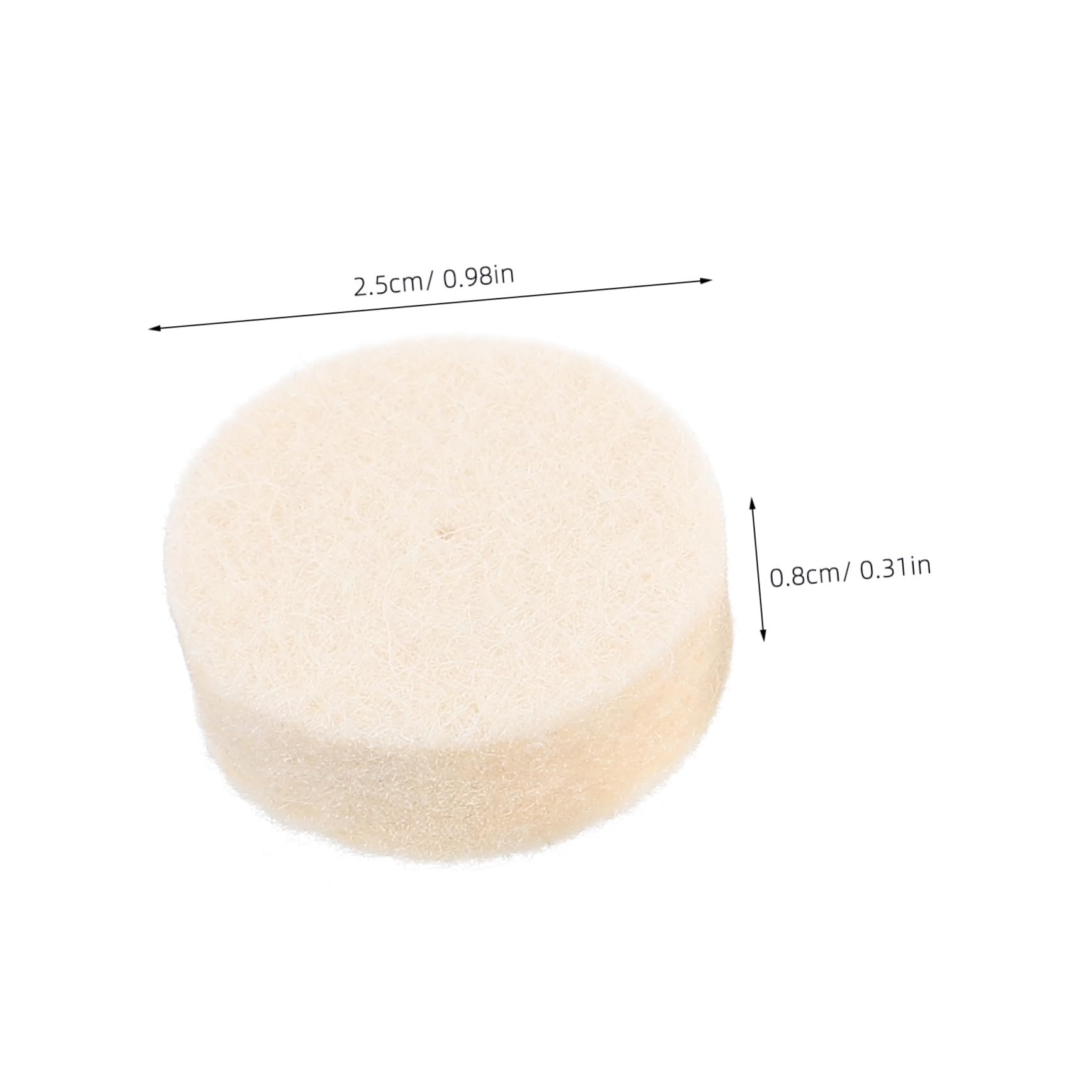 Garneck Rotary Tool Polishing Kit 100pcs Wool Buffing Wheel Jewelry Polishing Kit