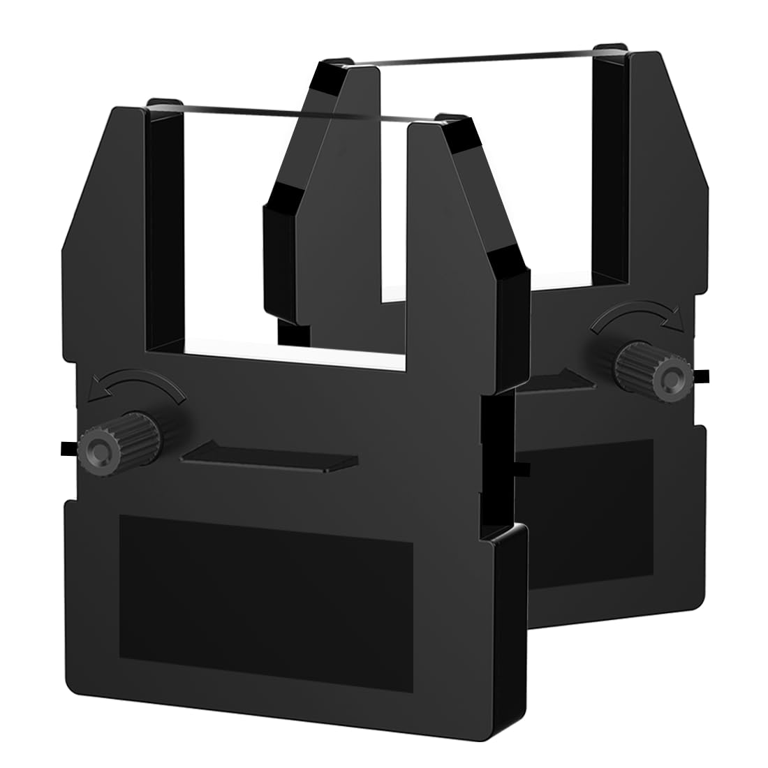 BOEDCN 2 Pack Replacement for Pyramid 5000R Time Clock Ribbon, Compatible Ribbon Used with Pyramid 3500, 3700, 4000PRO, 4000HD, 5000PRO, 5000HD Time Clocks, 11.5ft, Individually Sealed, 11.5ft (Black)