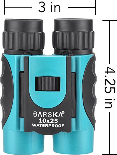 Binoculares Compactos Barska 10x25mm Azul Impermeable miniatura 4
