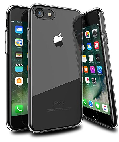iPhone 8, iPhone 7 Clear Case, IXIR Apple iPhone 7 Case Cover, Ultra Slim Crystal Clear Soft Transparent TPU Case [Anti-Scratches] Bumper Case for Apple iPhone 7 - Crystal View