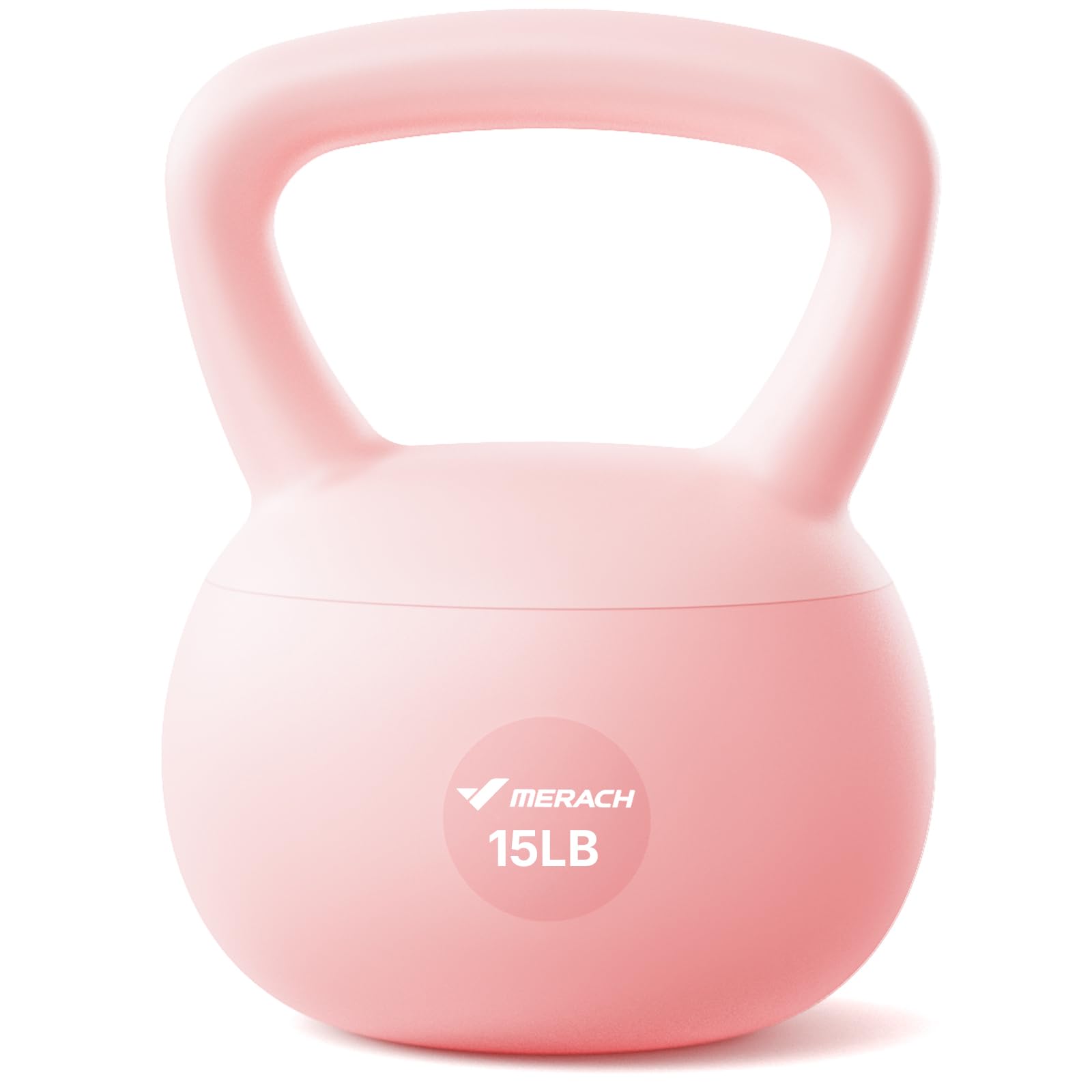 MERACH Soft Kettlebells 15/25 LB Shock-Absorbing Cushioned Base Anti-Slip