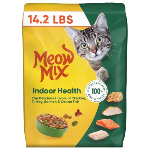 Image of Meow Mix Indoor Health Dry Cat Food, 14.2 Pound Bag