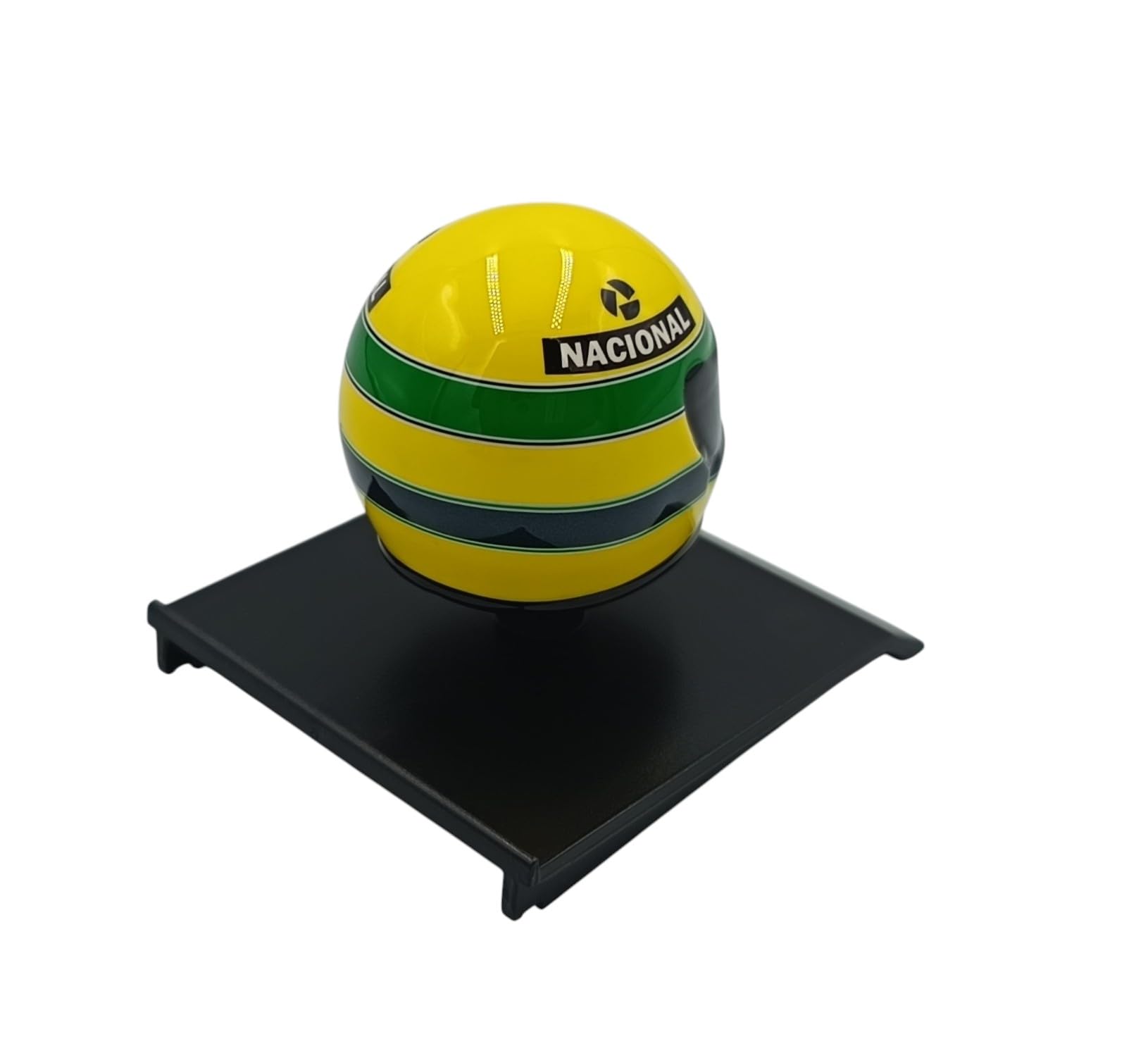 - Formel-1-Helm, kompatibel mit Ayrton Senna #12 John Player Team Lotus Formel 1 1985 1:10 Minichamps 388512