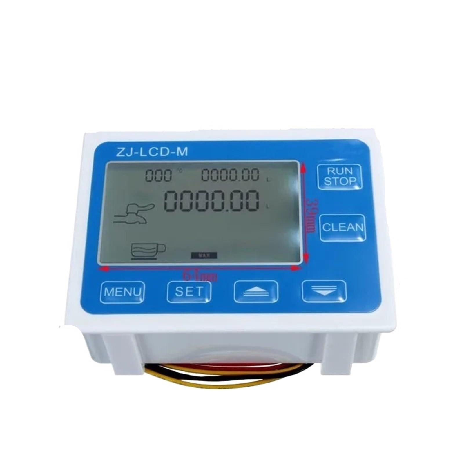 Flow Meter Fuel Gauge flowmeter caudalimetro Counter Flow Indicator Sensor Diesel Gasoline Gear Flow Sensor with LCD Flow Meter(DN10)