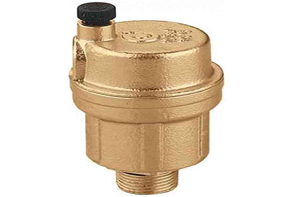 Robocal Vertical Automatic Air Vent Valve, 1/2” AG, Chrome
