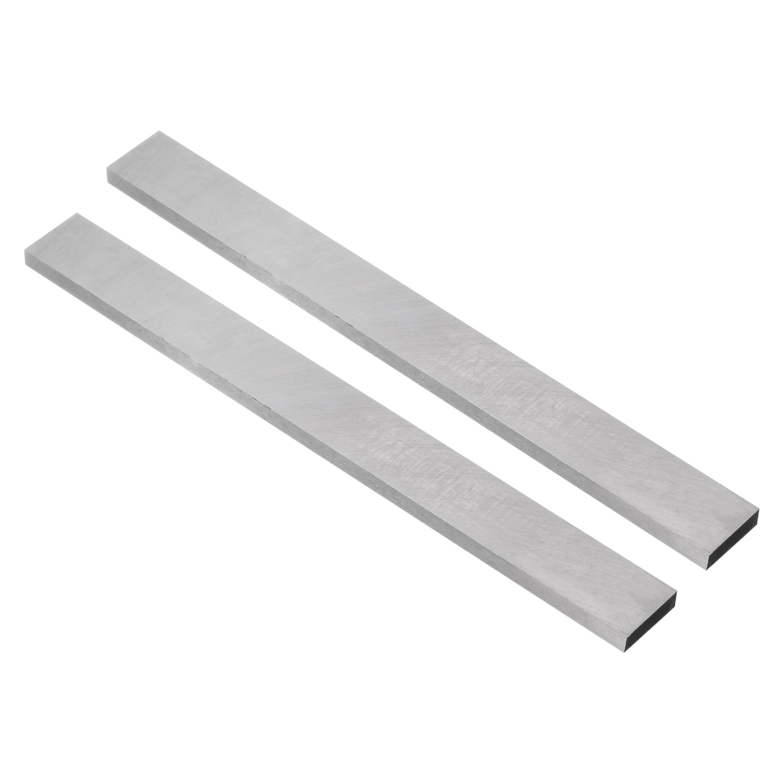 uxcell Lathe Tool Bit 6mm x 20mm x 200mm, Square Lathe Turning Tool Blanks, HSS (High Speed Steel) Rectangular Fly Cutter Mill Blank, 2pcs
