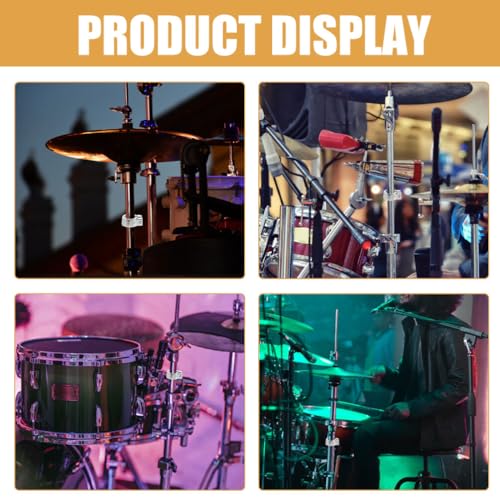 VICASKY Drum Clamp Memory Lock para soporte de batería, accesorio para bateristas y configuración esencial miniatura 7