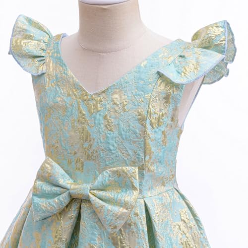 Princess Dress for Girls, Floral Tulle Flower Girl Dress, Birthday Wedding Party Outfit, Fancy Pageant Gown Dresses4